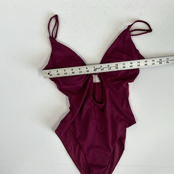 Andie Santorini One Piece Swimsuit Women's S Plum Purple NWT - Picture 7 of 16